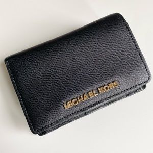 MICHAEL KORS Saffiano leather wallet